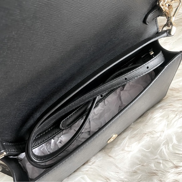 Kate Spade black flap crossbody - Picture 4 of 9